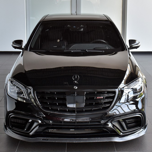 Mercedes W222 S63 Carbon Fiber Front Splitter S-Class AMG Lip Google Ads 3