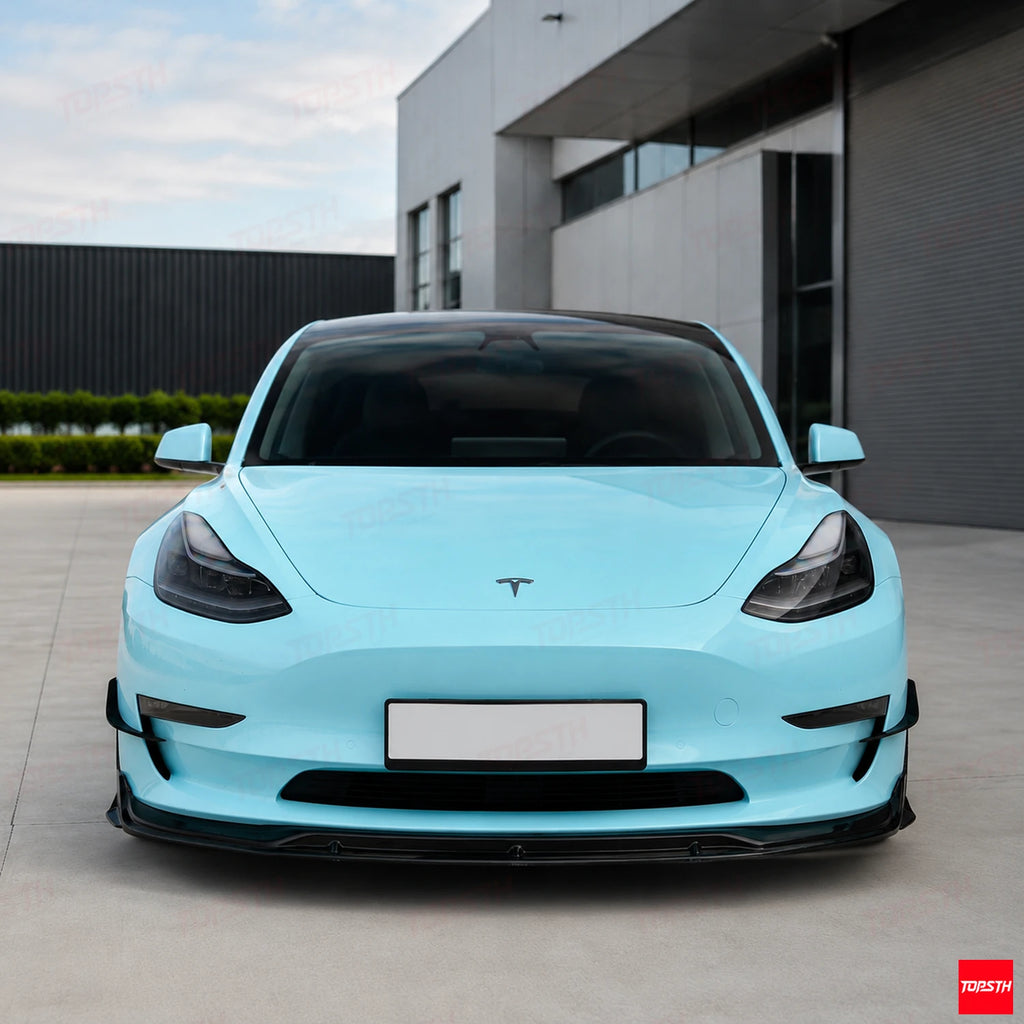 2016-2023 Tesla Model 3 VTEN Style ABS Body kit front view by TOPSTH