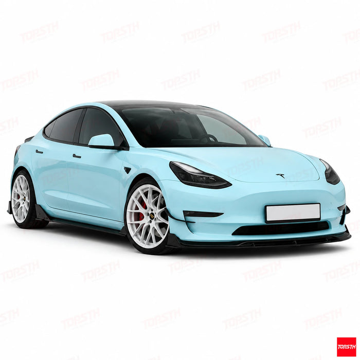 2016-2023 Tesla Model 3 VTEN Style ABS Body kit white background product display by TOPSTH
