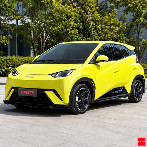 AMXT Style ABS Body Kit for 2022-2025 BYD Seagull / Dolphin Mini / Dolphin Surf / Atto 1, Front 3 Quarter View by TOPSTH.