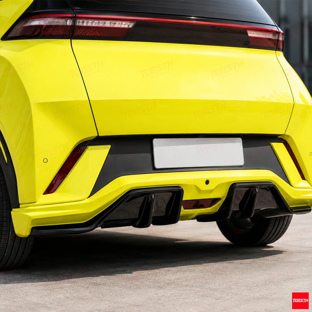 AMXT Style ABS Body Kit for 2022-2025 BYD Seagull / Dolphin Mini / Dolphin Surf / Atto 1, Rear Diffuser Detail by TOPSTH.