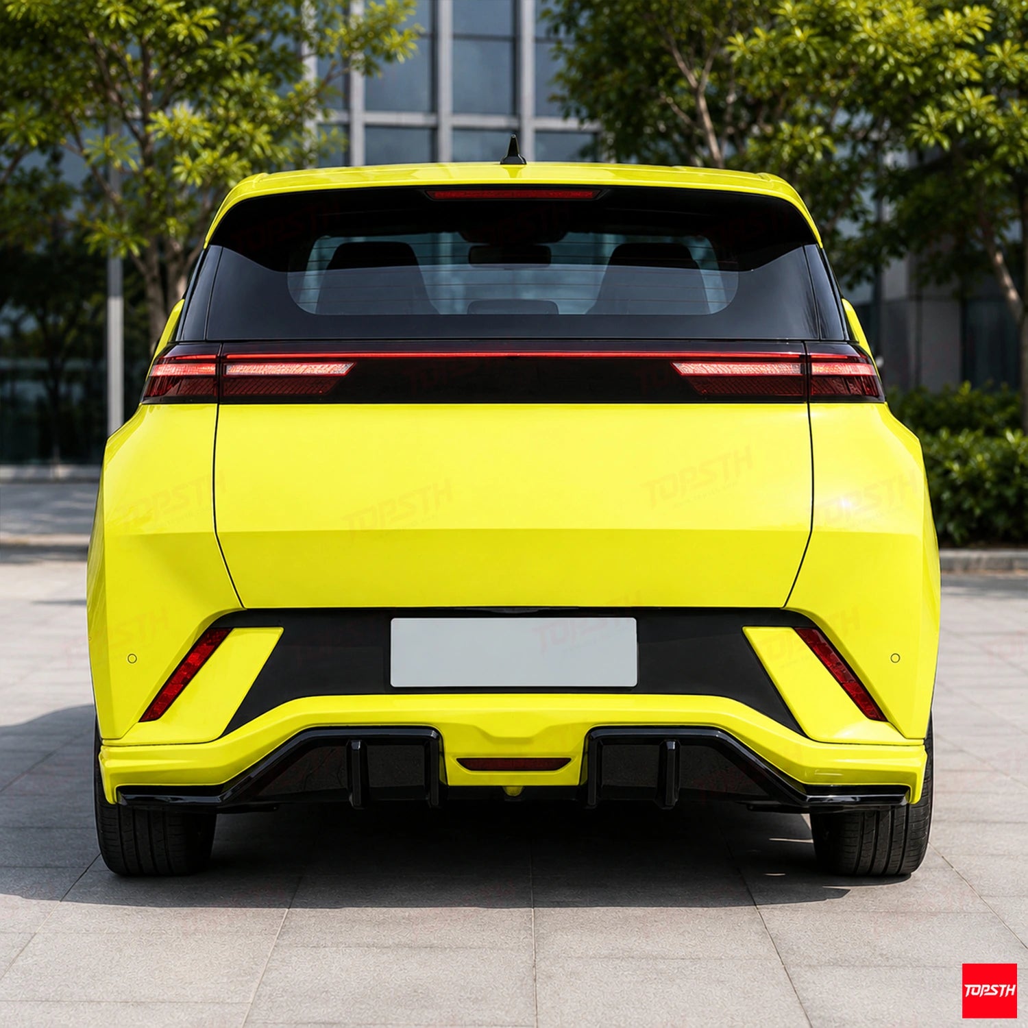 AMXT Style ABS Body Kit for 2022-2025 BYD Seagull / Dolphin Mini / Dolphin Surf / Atto 1, Rear View by TOPSTH.