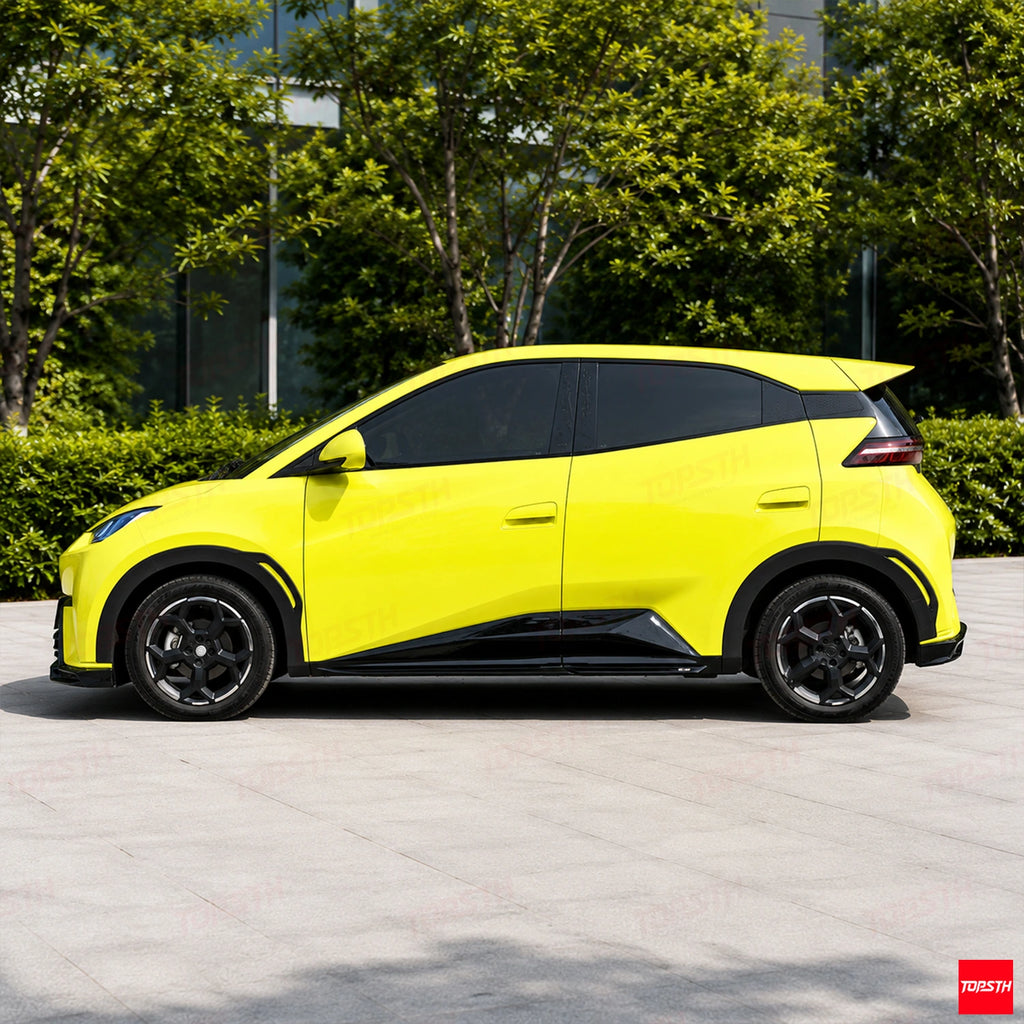 AMXT Style ABS Body Kit for 2022-2025 BYD Seagull / Dolphin Mini / Dolphin Surf / Atto 1, Side Profile by TOPSTH.