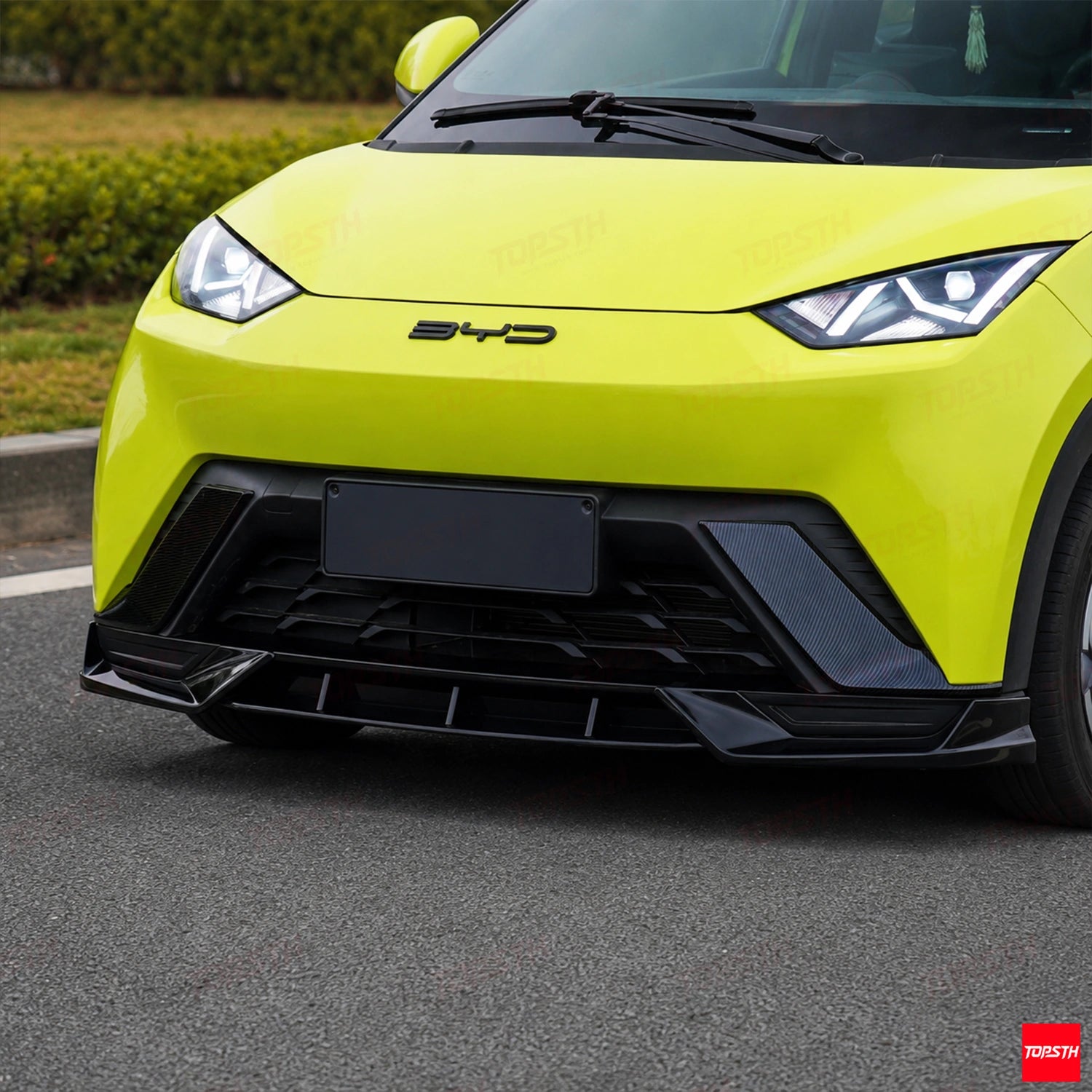 DC Style ABS Body Kit for 2022-2025 BYD Seagull / Dolphin Mini / Dolphin Surf / Atto 1, Front Lip Close Up by TOPSTH.