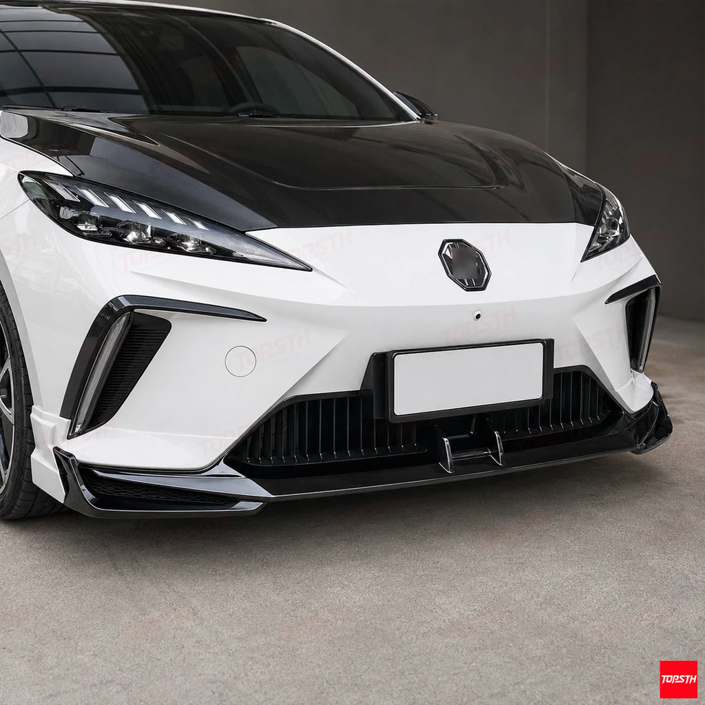 LD Style ABS Body Kit for 2022-2025 MG4 EV Mulan ELECTRIC, Front Lip Close Up by TOPSTH.