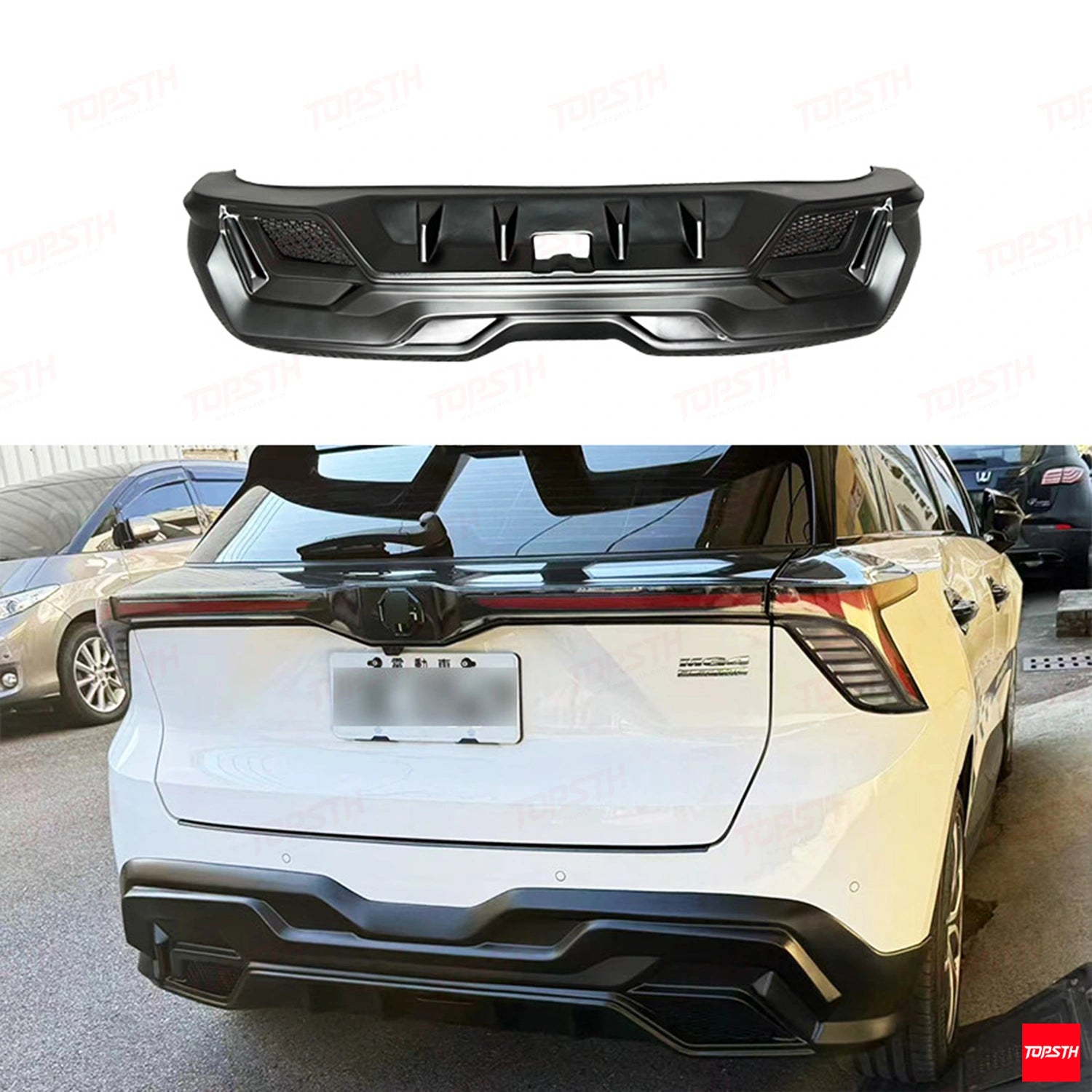 LD Style ABS Body Kit for 2022-2025 MG4 EV Mulan ELECTRIC, Installation Detail by TOPSTH.