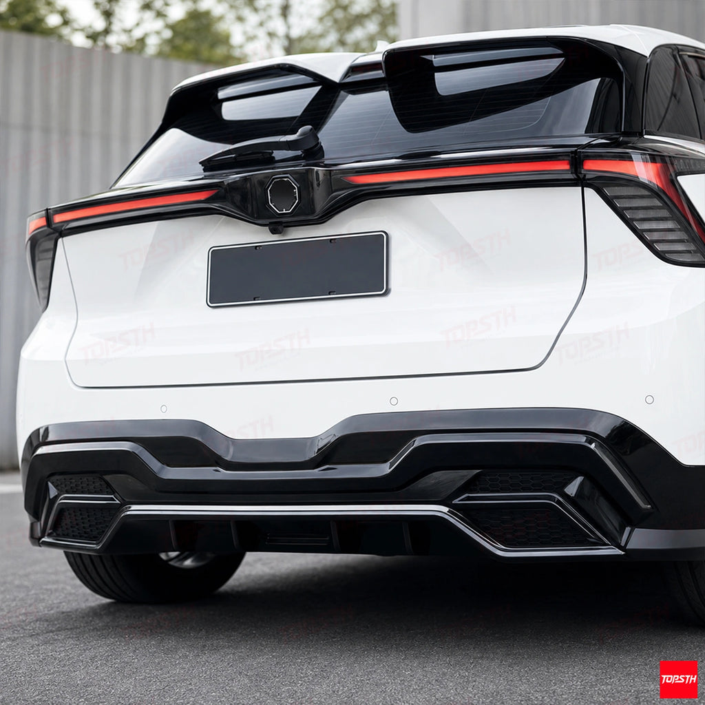 LD Style ABS Body Kit for 2022-2025 MG4 EV Mulan ELECTRIC, Rear Diffuser Detail by TOPSTH.