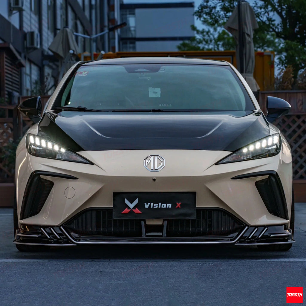 TB Style ABS Body Kit for 2022-2025 MG4 EV Mulan ELECTRIC, Front View by TOPSTH.