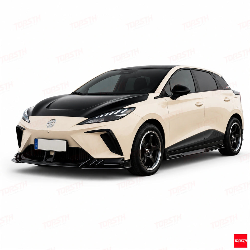 TB Style ABS Body Kit for 2022-2025 MG4 EV Mulan ELECTRIC, White Background Parts by TOPSTH.