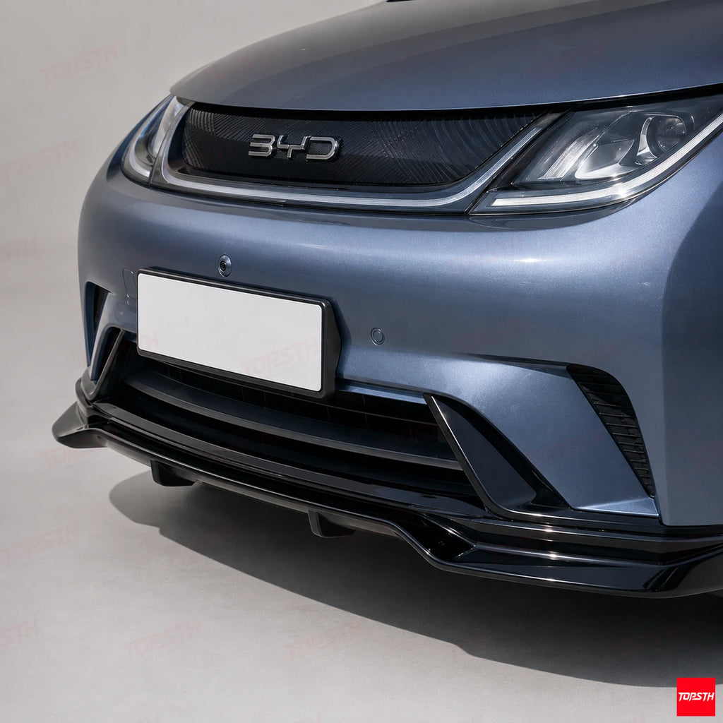 2023-2025 BYD Dolphin TP Style ABS Body Kit front lip detail by TOPSTH
