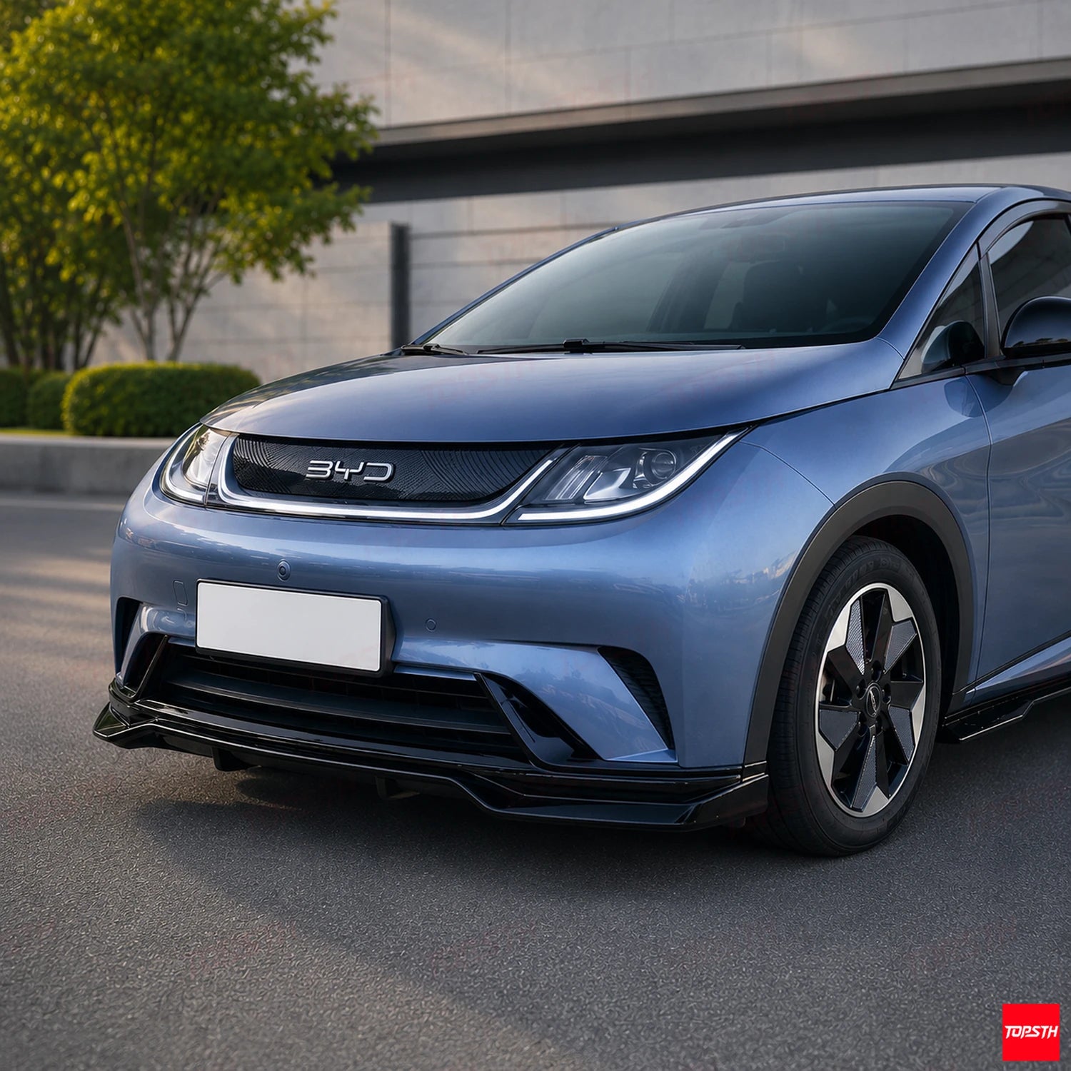 2023-2025 BYD Dolphin TP Style ABS Body Kit installation detail view by TOPSTH