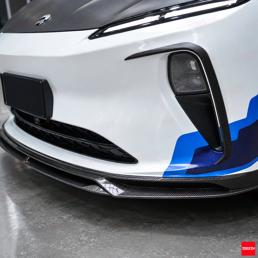 2023+ NIO ET5 Touring ET5T BOCT Style Carbon fiber Body kit front lip detail by TOPSTH