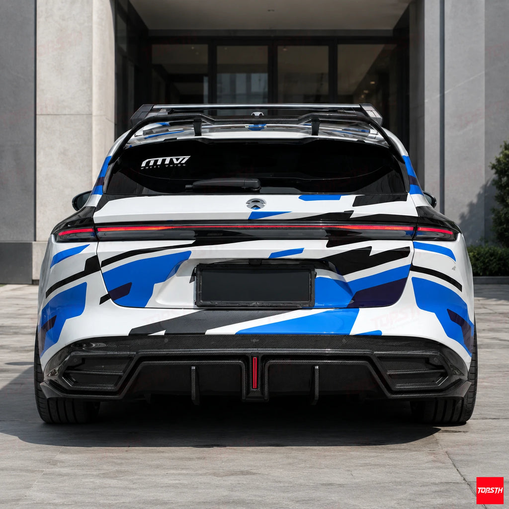 2023+ NIO ET5 Touring ET5T BOCT Style Carbon fiber Body kit rear view by TOPSTH