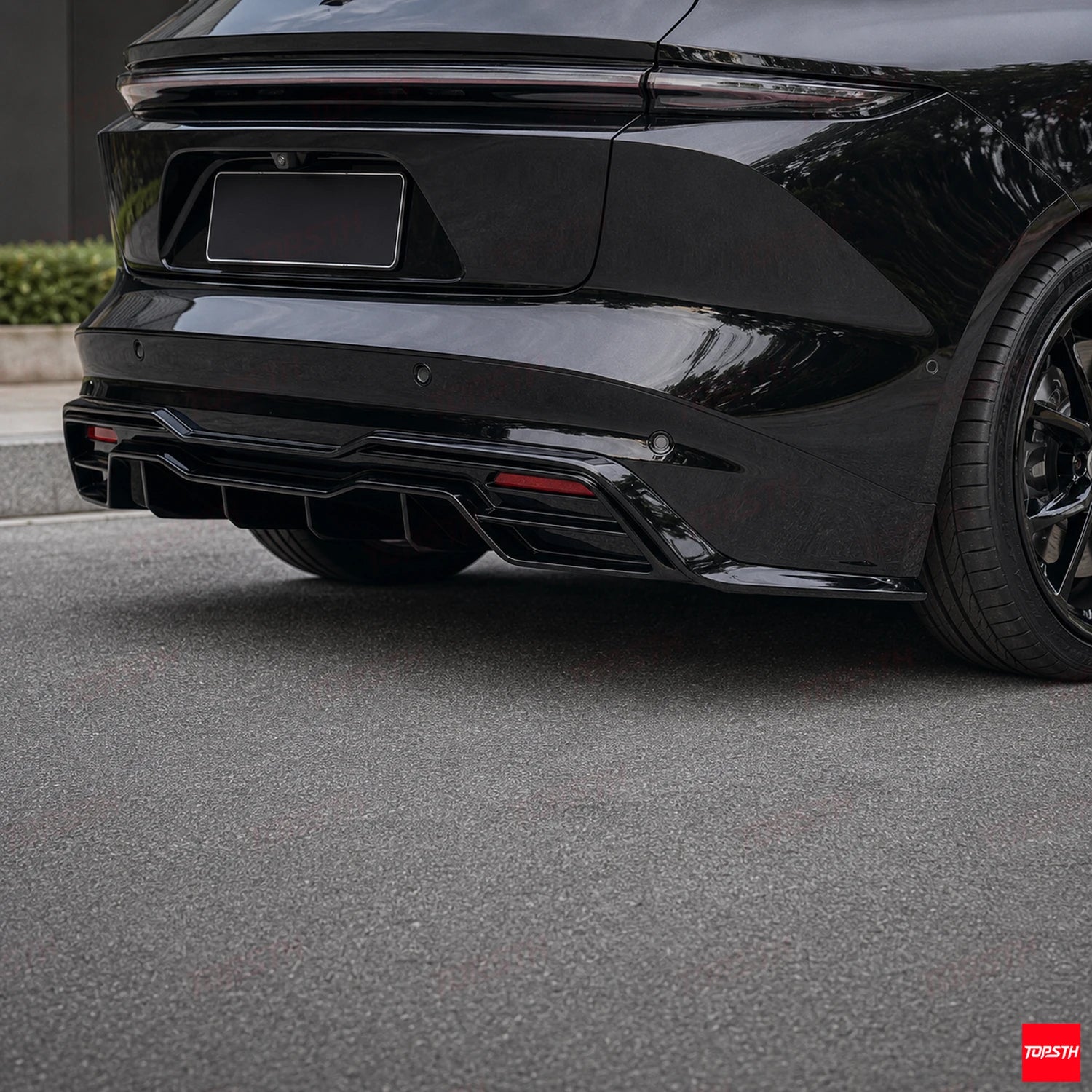 2023+ NIO ET5 Touring ET5T BSKT Style ABS Body kit rear diffuser detail by TOPSTH
