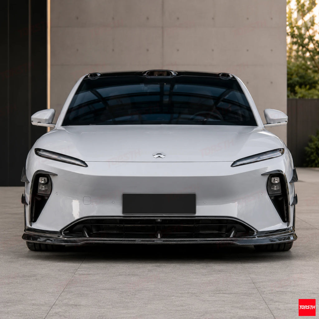 2023+ NIO ET5 Touring ET5T CMST Style Carbon fiber Body kit front view by TOPSTH