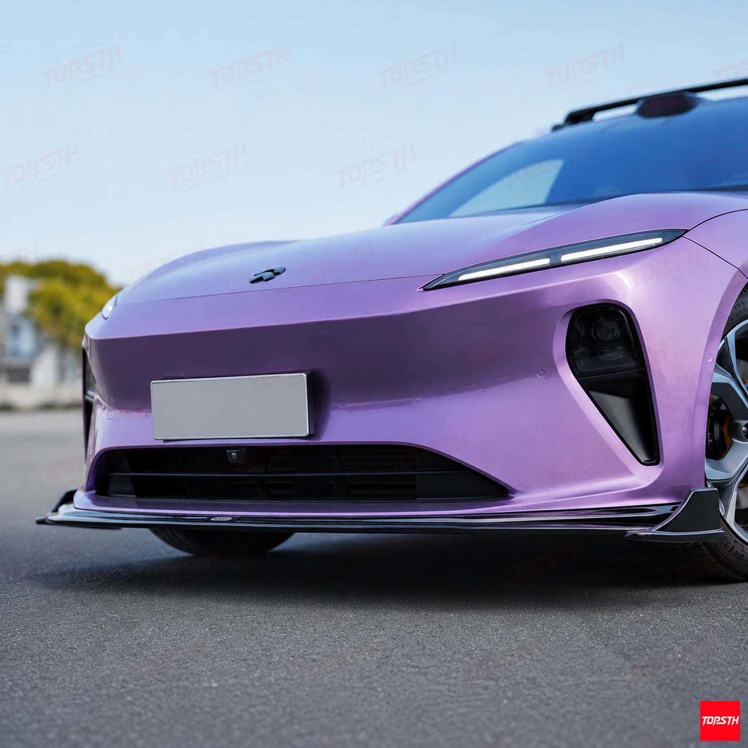 2023+ NIO ET5 Touring ET5T Ecturi Style ABS Body kit front lip detail by TOPSTH