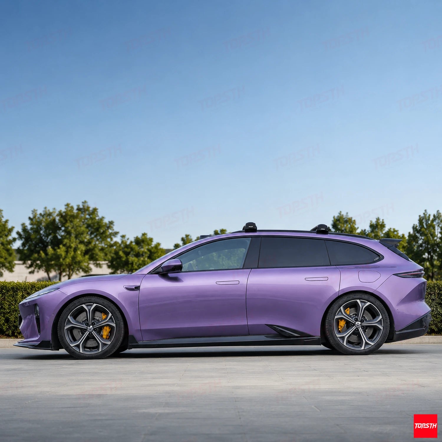 2023+ NIO ET5 Touring ET5T Ecturi Style ABS Body kit side profile view by TOPSTH