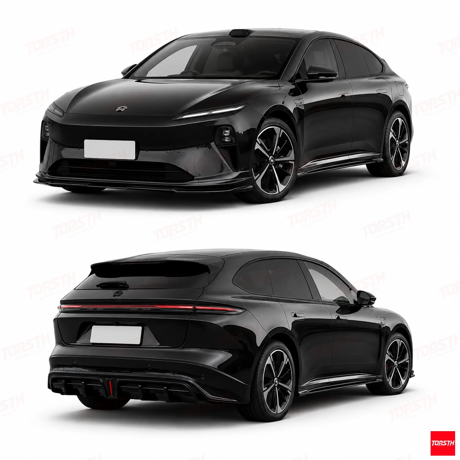 2023+ NIO ET5 Touring ET5T RES Style ABS Body kit white background product display by TOPSTH
