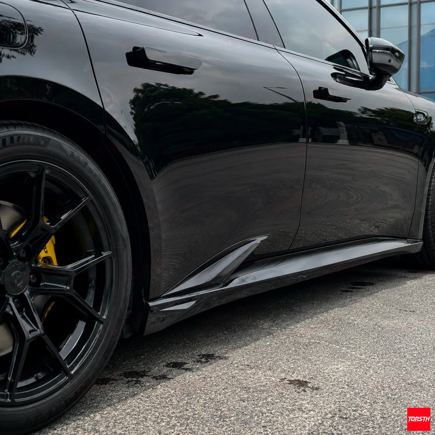 2023+ NIO ET5 Touring ET5T ROBOT Style ABS Body kit side skirts detail by TOPSTH