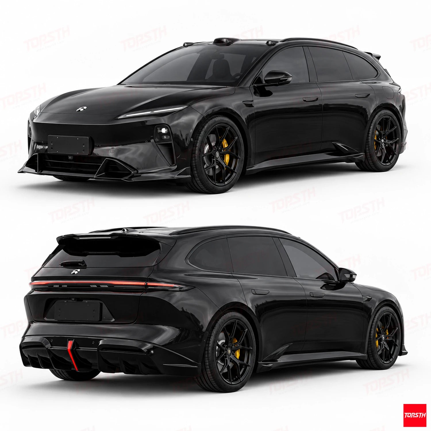 2023+ NIO ET5 Touring ET5T ROBOT Style ABS Body kit white background product display by TOPSTH