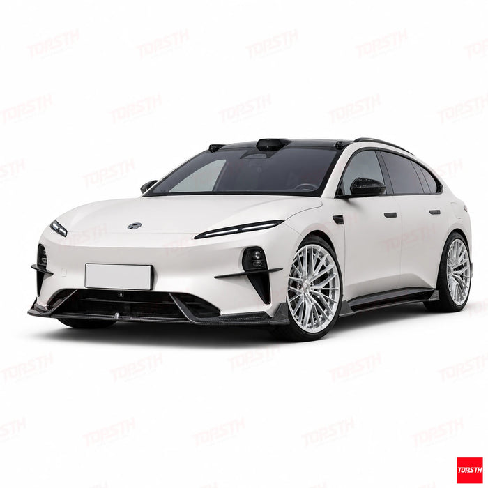2023+ NIO NIO ET5 Touring ET5T MRK Style Dry carbon fiber Body kit white background product display by TOPSTH