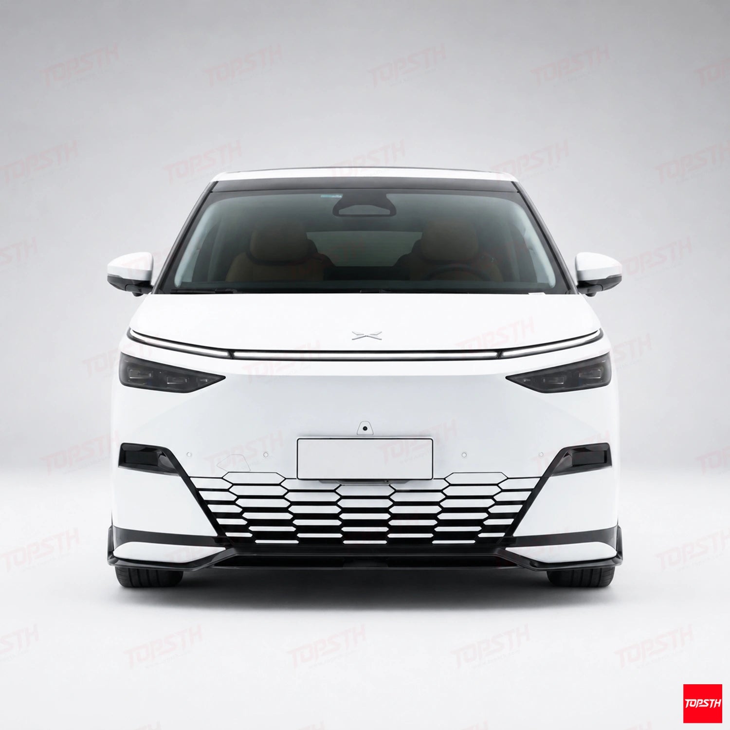 YOFER Style ABS Body Kit for 2024-2025 XPeng X9, Front View by TOPSTH.