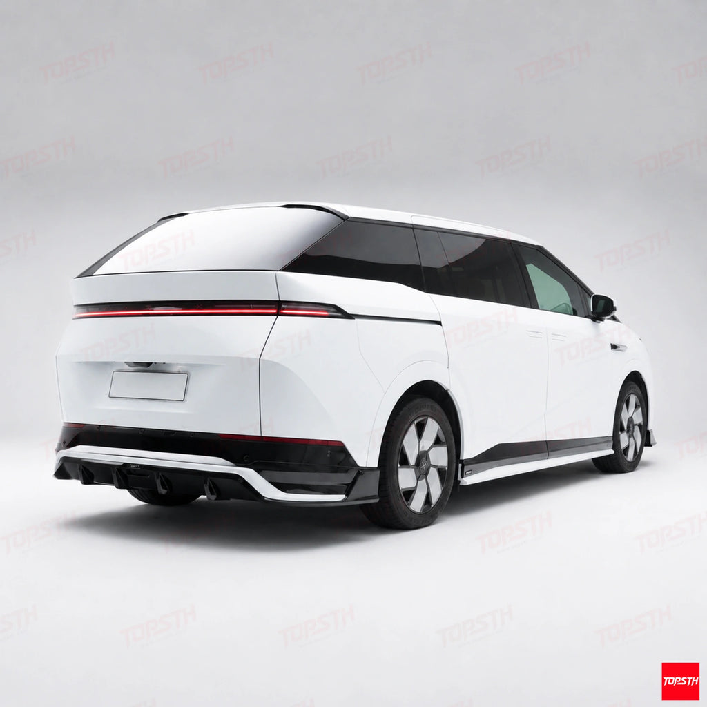 YOFER Style ABS Body Kit for 2024-2025 XPeng X9, Rear 3 Quarter View by TOPSTH.