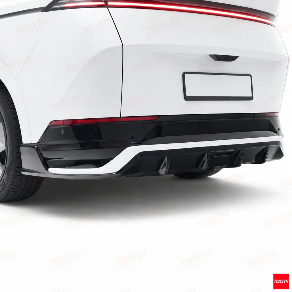 YOFER Style ABS Body Kit for 2024-2025 XPeng X9, Rear Diffuser Detail by TOPSTH.