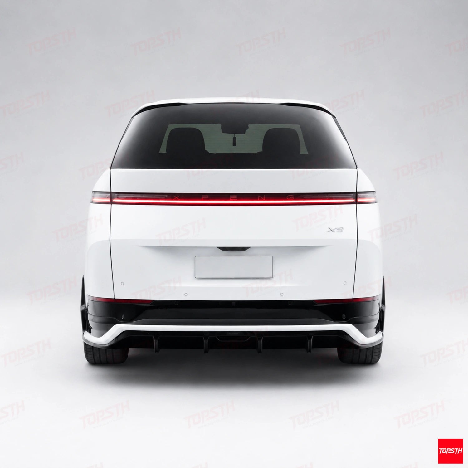 YOFER Style ABS Body Kit for 2024-2025 XPeng X9, Rear View by TOPSTH.