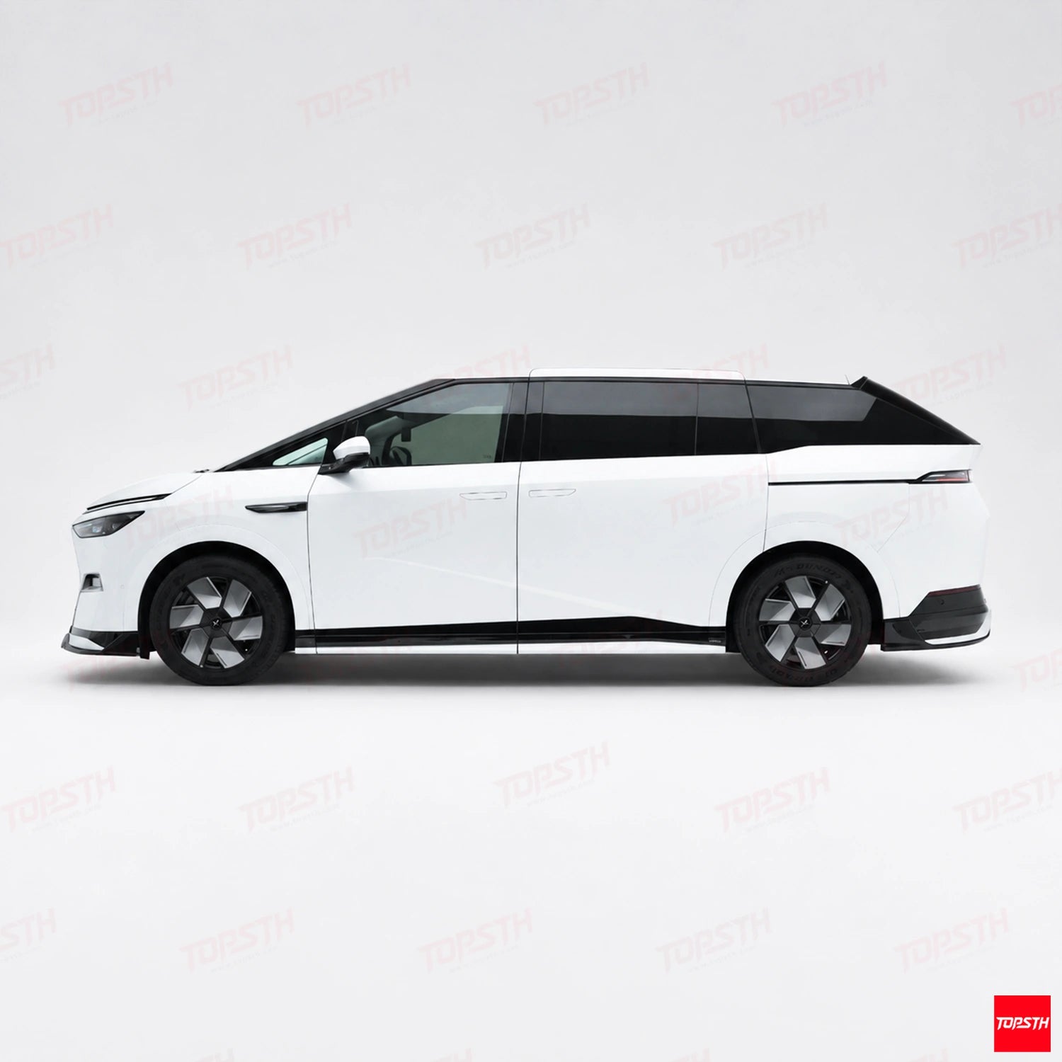 YOFER Style ABS Body Kit for 2024-2025 XPeng X9, Side Profile by TOPSTH.