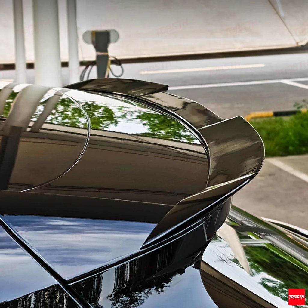 2024-2025 Zeekr 7X Brabus Style ABS Spoiler spoiler to trunk fitment detail by TOPSTH