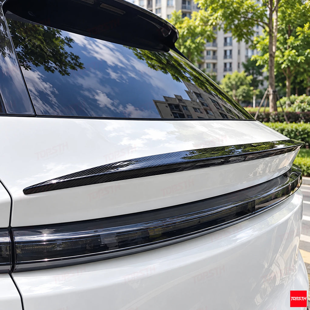 2024-2025 Zeekr 7X Ducktail ABS Spoiler full spoiler close-up by TOPSTH
