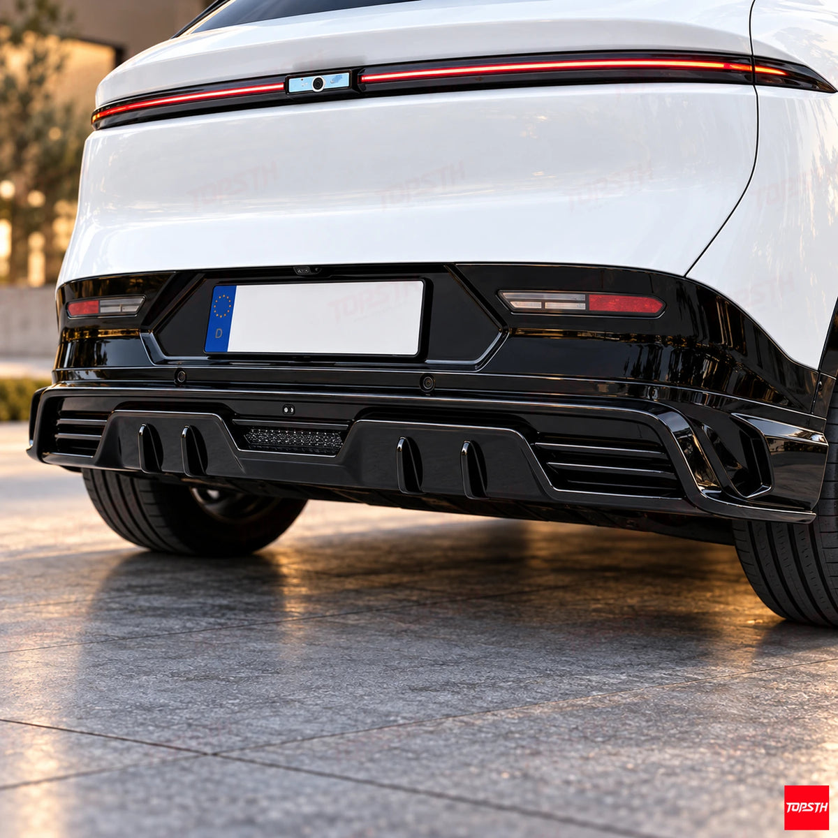 2024-2025 Zeekr 7X JM ABS Body Kit rear diffuser detail by TOPSTH