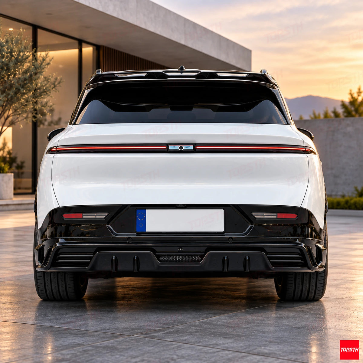 2024-2025 Zeekr 7X JM ABS Body Kit rear view by TOPSTH
