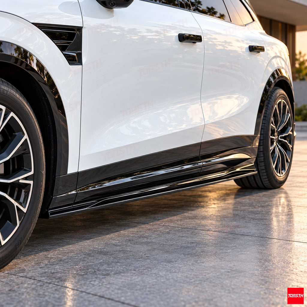 2024-2025 Zeekr 7X JM ABS Body Kit side skirts detail by TOPSTH