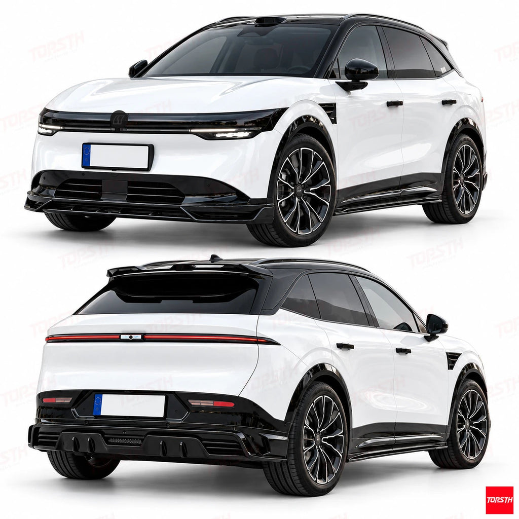 2024-2025 Zeekr 7X JM ABS Body Kit white background product display by TOPSTH