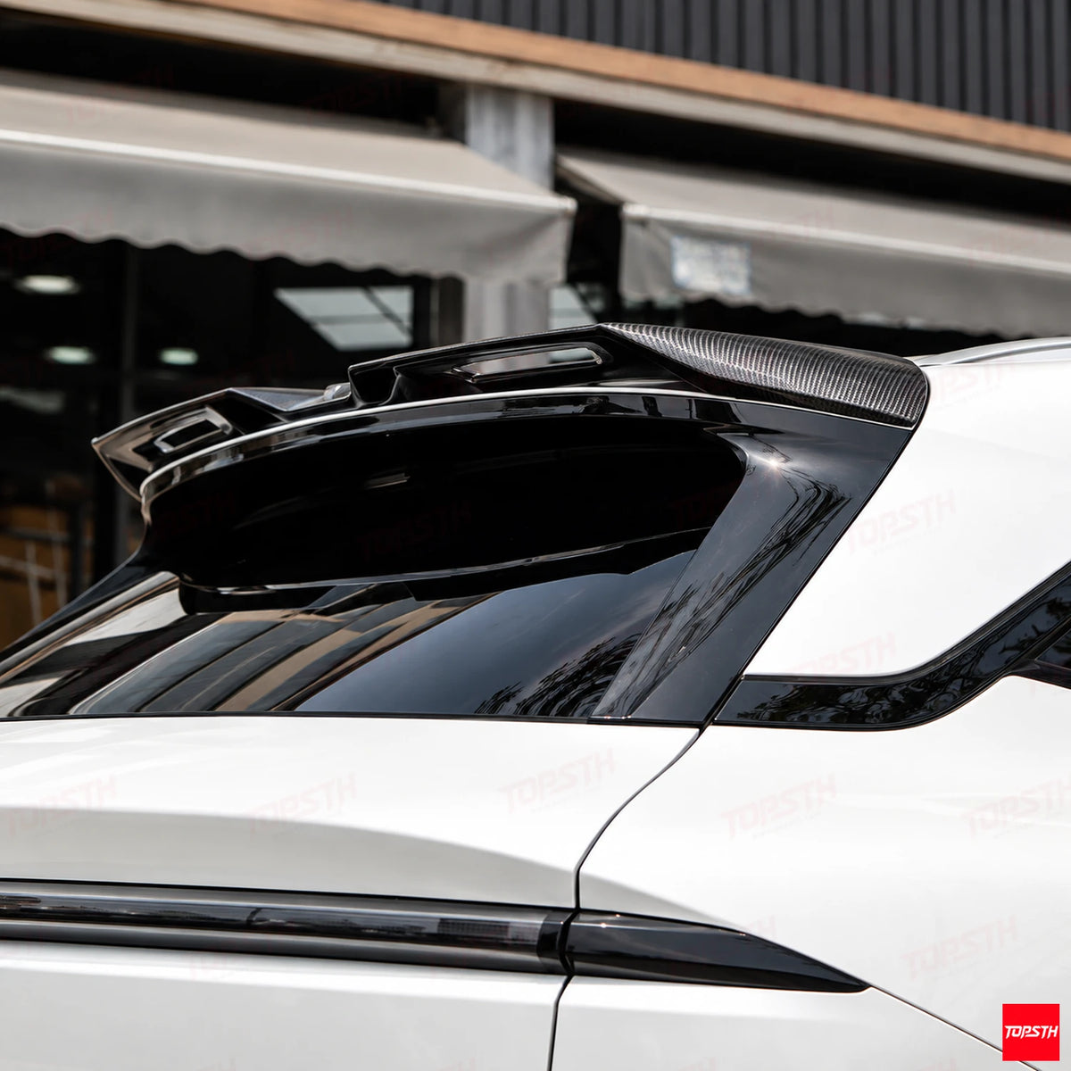 2024-2025 Zeekr 7X MC Style ABS Spoiler full spoiler close-up by TOPSTH