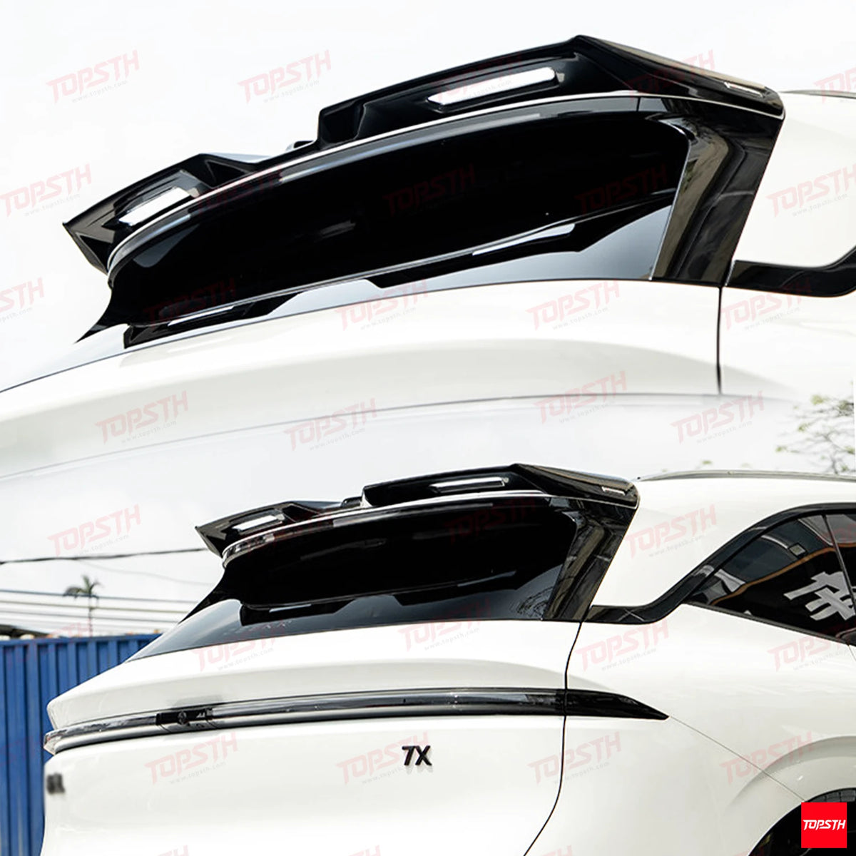 2024-2025 Zeekr 7X MC Style ABS Spoiler spoiler side end detail by TOPSTH