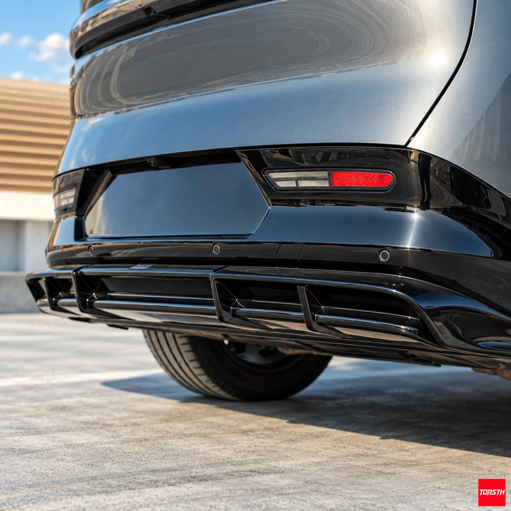 2024-2025 Zeekr 7X RES Style ABS Body Kit rear diffuser detail by TOPSTH