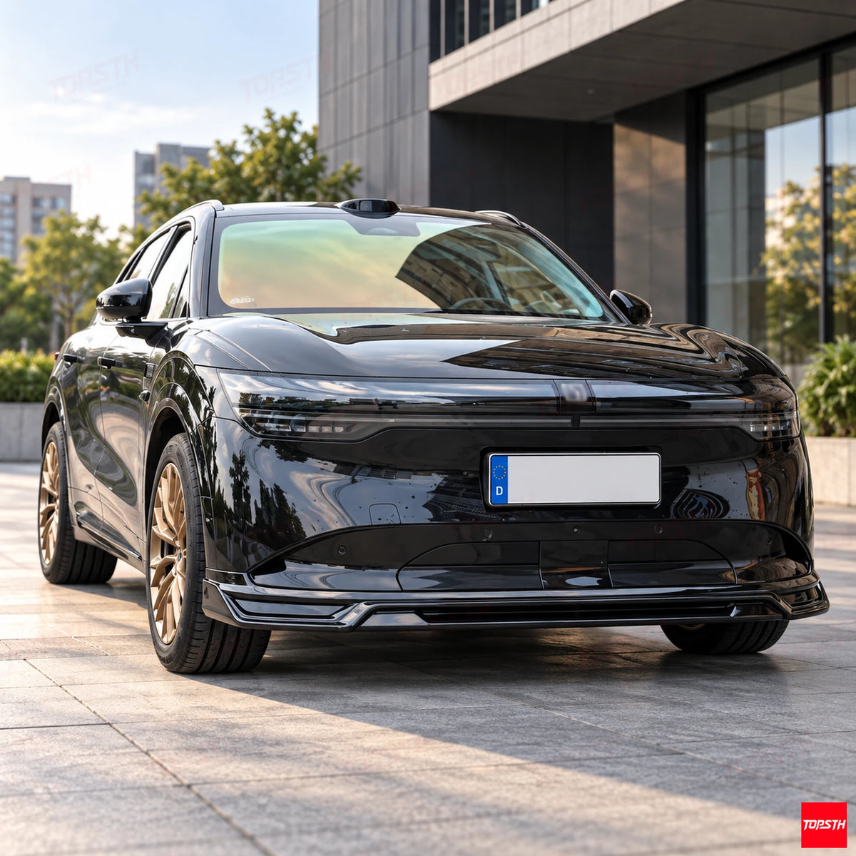 2024-2025 Zeekr 7X TOPSTH Style ABS Body Kit front 3-quarter full vehicle view by TOPSTH