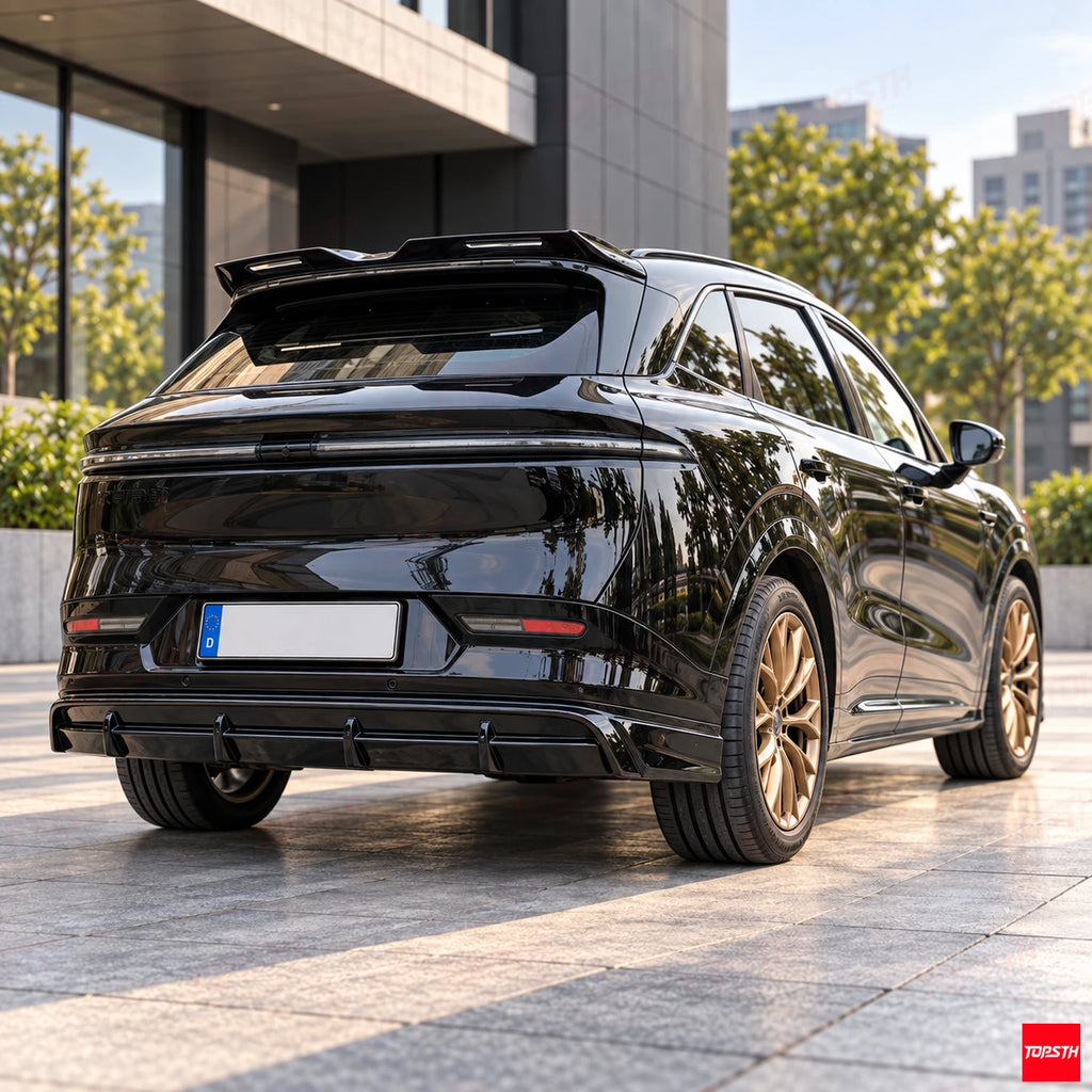 2024-2025 Zeekr 7X TOPSTH Style ABS Body Kit rear 3-quarter full vehicle view by TOPSTH