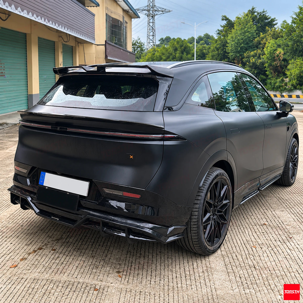 2024-2025 Zeekr 7X Toptsh Style Carbon Fiber Spoiler