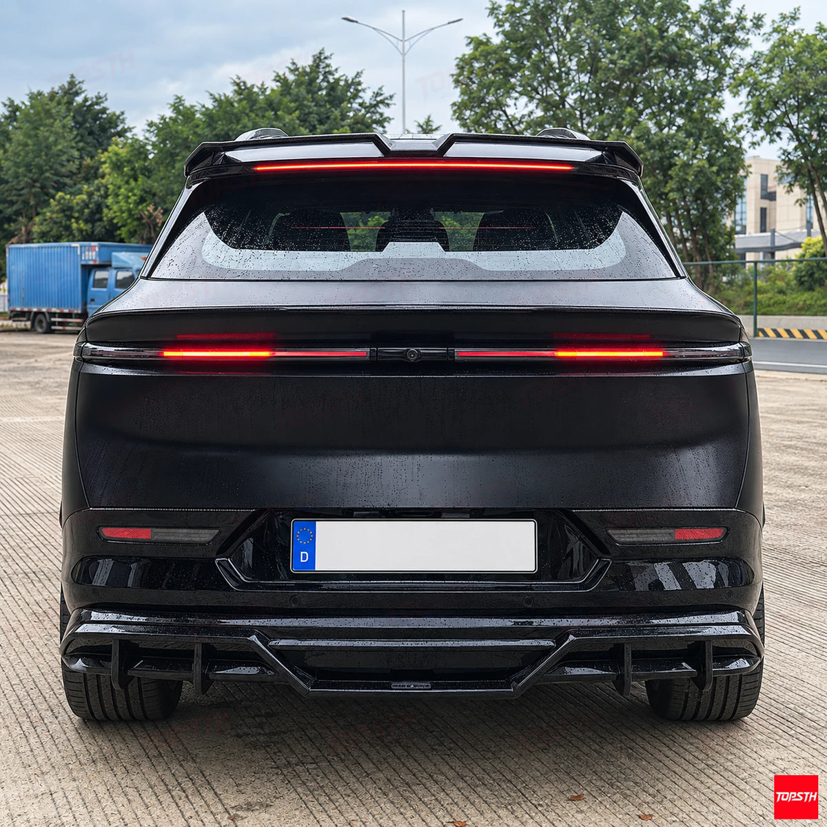 2024-2025 Zeekr 7X Toptsh Style Carbon Fiber Spoiler