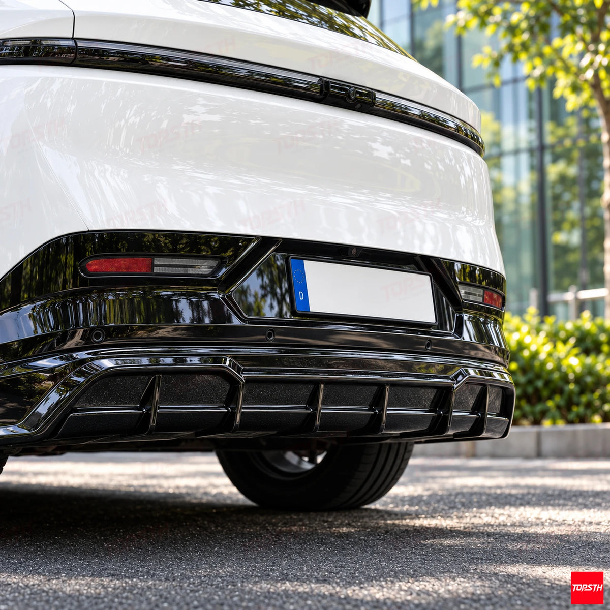 2024-2025 Zeekr Zeekr 7X Yofer Style ABS Body Kit rear diffuser detail by TOPSTH