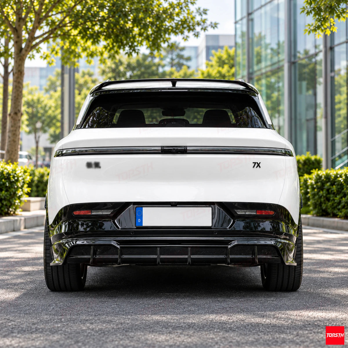 2024-2025 Zeekr Zeekr 7X Yofer Style ABS Body Kit rear view by TOPSTH