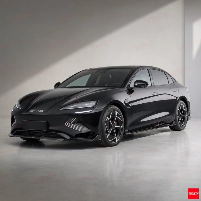 2024+ BDY Seal EV/Sedan KAZON Style Dry Carbon Fiber Body Kit front 3-quarter full vehicle view by TOPSTH