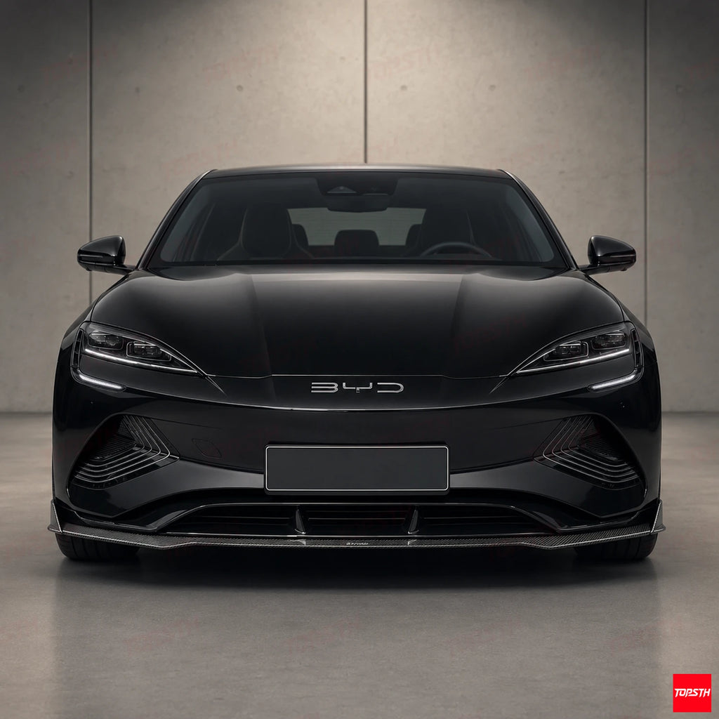 2024+ BDY Seal EV/Sedan KAZON Style Dry Carbon Fiber Body Kit front view by TOPSTH