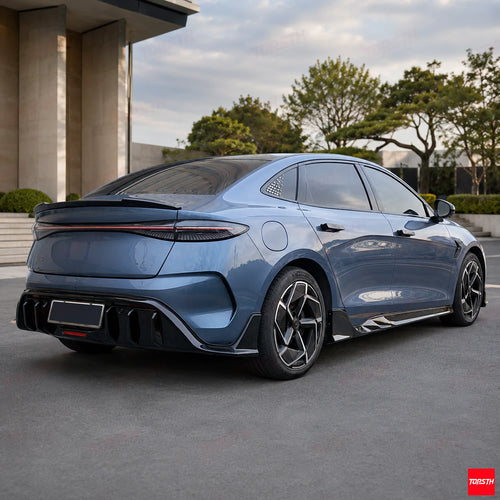 2024+ BYD Seal EV/Sedan TP Style ABS Body Kit rear 3-quarter full vehicle view by TOPSTH