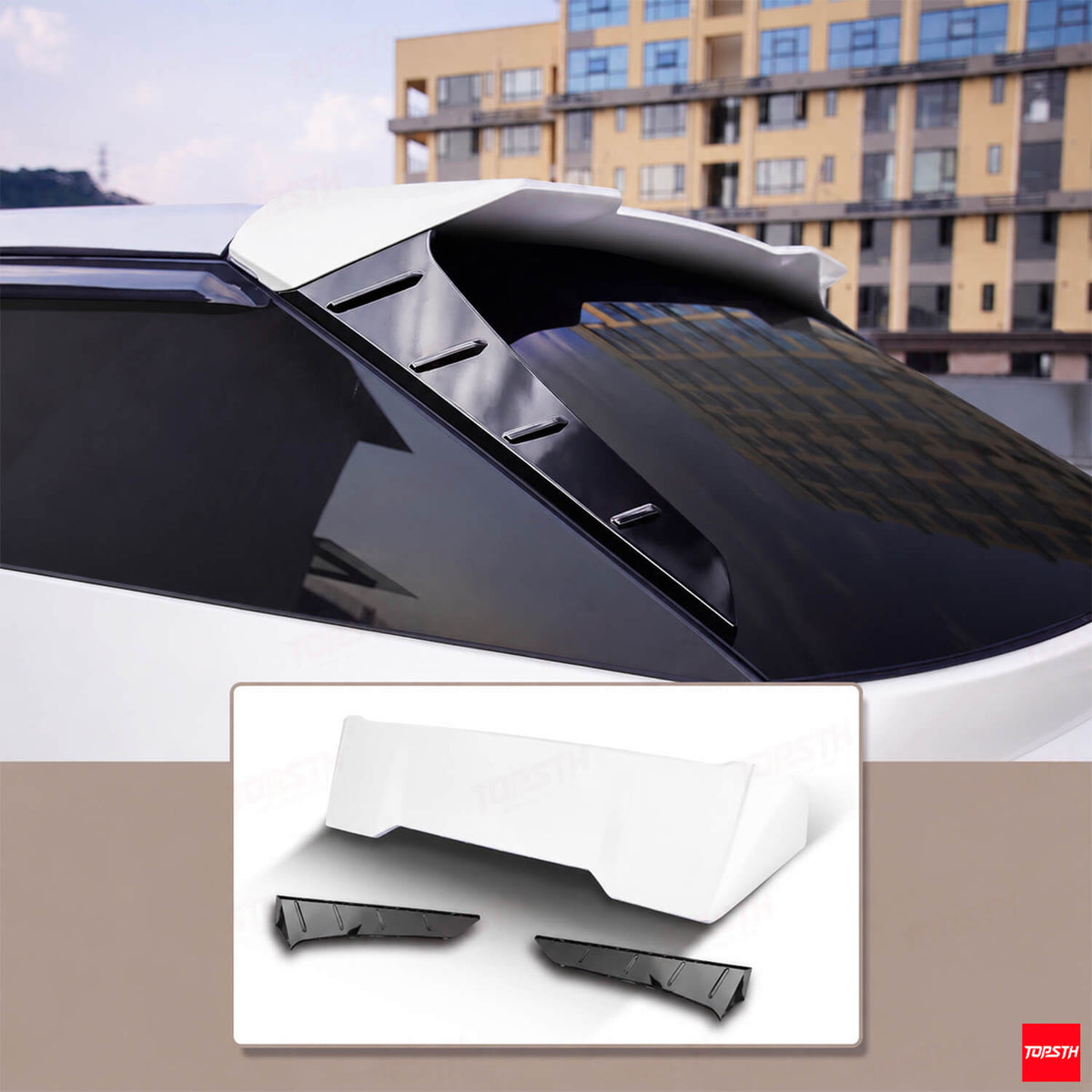 2024-2025-2026 XPeng X9 YG Style ABS Rear Spoiler