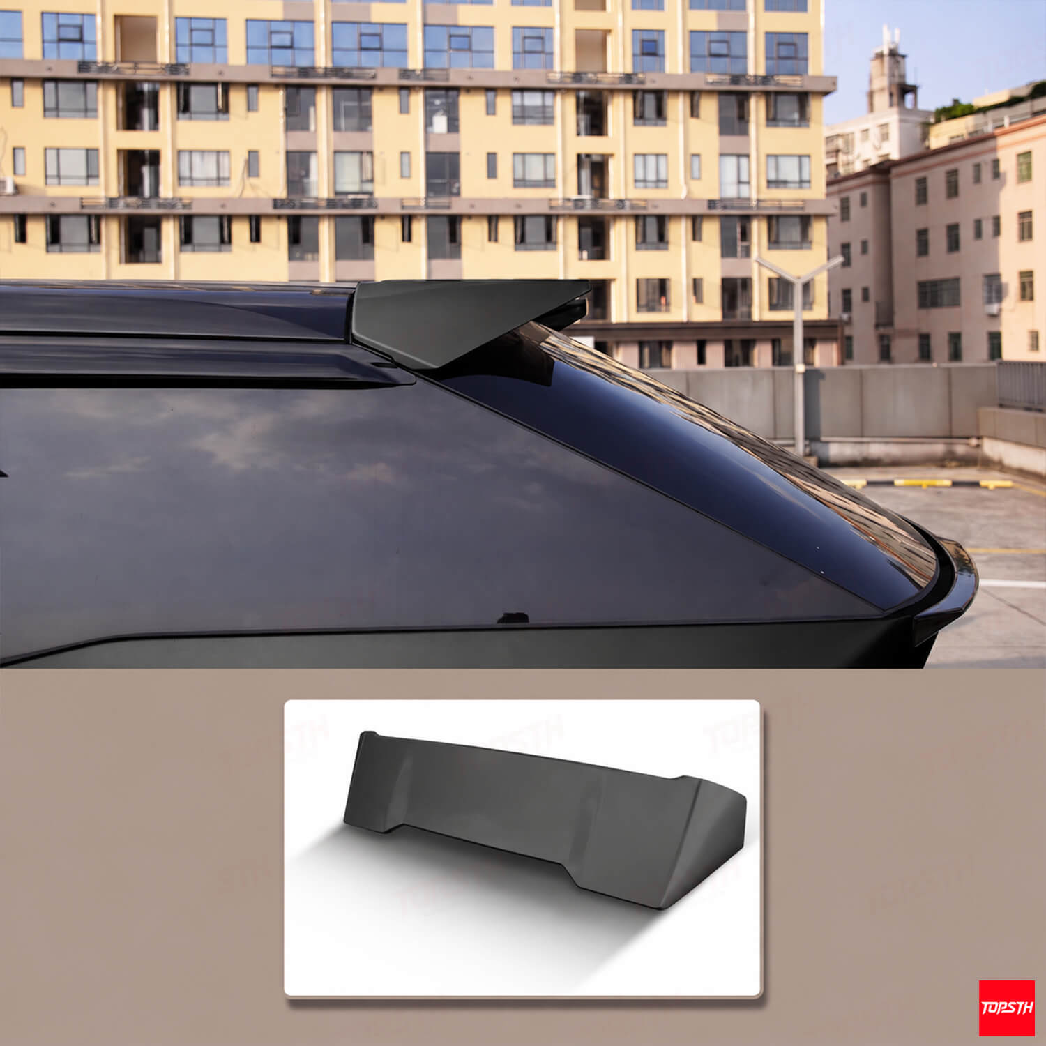 2024-2025-2026 XPeng X9 YG Style ABS Rear Spoiler